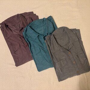 Eddie Bauer Tarmac to Trail Shirt Lot of 3 - L